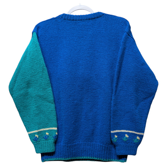 80s The Eagles Eye Knit Christmas Stocking Sweater - Picture 2 of 6